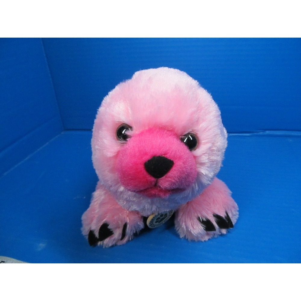 Wild Republic Central Park Zoo  Pink Harp Seal Plush 14"